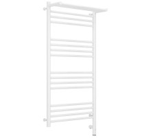 Полотенцесушитель электрический 1000х500 белый глянец МЭМ правый Сунержа Богема с полкой 3.0 12-5807-1050