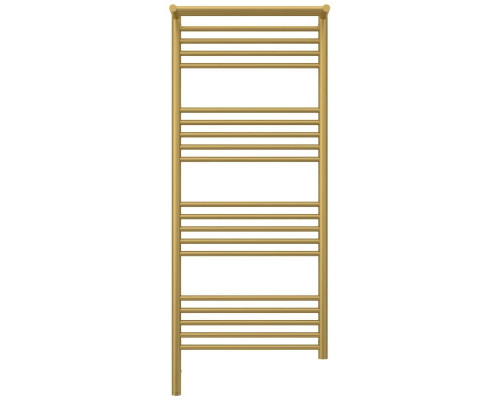 Приобрести Полотенцесушитель электрический 1200х500 золотой матовый МЭМ левый Сунержа Богема с полкой 3.0 032-5806-1250 в магазине сантехники Santeh-Crystal.ru