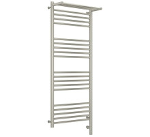 Полотенцесушитель электрический 1200х500 сатин МЭМ правый Сунержа Богема с полкой 3.0 071-5807-1250