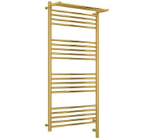 Полотенцесушитель электрический 1200х600 золотой МЭМ правый Сунержа Богема с полкой 3.0 03-5807-1260