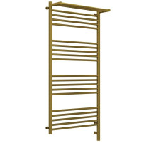 Полотенцесушитель электрический 1200х600 состаренная бронза МЭМ правый Сунержа Богема с полкой 3.0 05-5807-1260