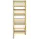Приобрести Полотенцесушитель электрический 1200х400 золотой МЭМ левый Сунержа Богема с полкой 3.0 03-5808-1240 в магазине сантехники Santeh-Crystal.ru