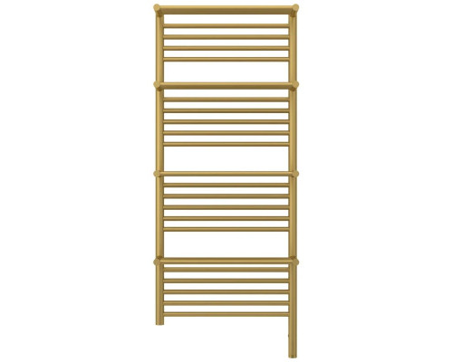 Заказать Полотенцесушитель электрический 1200х500 золотой матовый МЭМ правый Сунержа Богема с полкой 3.0 032-5809-1250 в магазине сантехники Santeh-Crystal.ru
