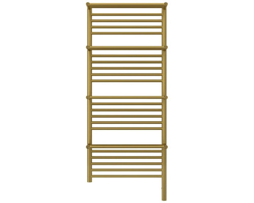 Заказать Полотенцесушитель электрический 1200х500 состаренная латунь МЭМ правый Сунержа Богема с полкой 3.0 051-5809-1250 в магазине сантехники Santeh-Crystal.ru