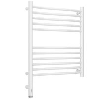Полотенцесушитель электрический 600х500 белый глянец МЭМ левый Сунержа Флюид 3.0 12-5820-6050