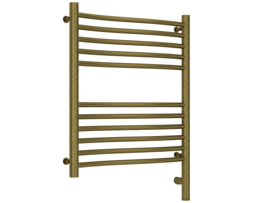 Заказать Полотенцесушитель электрический 600х500 состаренная бронза МЭМ правый Сунержа Флюид 3.0 05-5821-6050 в магазине сантехники Santeh-Crystal.ru