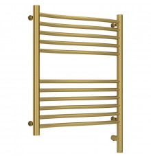 Полотенцесушитель электрический 600х500 состаренная латунь МЭМ правый Сунержа Флюид 3.0 051-5821-6050