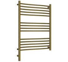 Полотенцесушитель электрический 800х600 состаренная бронза МЭМ левый Сунержа Флюид 3.0 05-5820-8060