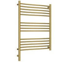 Полотенцесушитель электрический 800х600 состаренная латунь МЭМ левый Сунержа Флюид 3.0 051-5820-8060