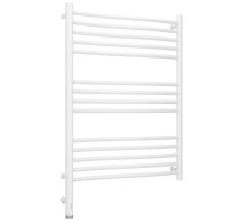 Полотенцесушитель электрический 800х600 белый матовый МЭМ левый Сунержа Флюид 3.0 30-5820-8060