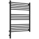 Приобрести Полотенцесушитель электрический 800х600 черный матовый МЭМ левый Сунержа Флюид 3.0 31-5820-8060 в магазине сантехники Santeh-Crystal.ru