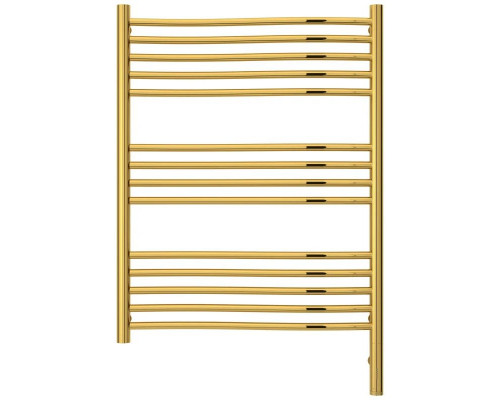 Приобрести Полотенцесушитель электрический 800х600 золотой МЭМ правый Сунержа Флюид 3.0 03-5821-8060 в магазине сантехники Santeh-Crystal.ru