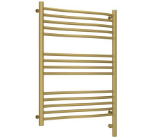 Полотенцесушитель электрический 800х600 состаренная латунь МЭМ правый Сунержа Флюид 3.0 051-5821-8060