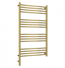 Полотенцесушитель электрический 1000х600 состаренная латунь МЭМ левый Сунержа Флюид 3.0 051-5820-1060