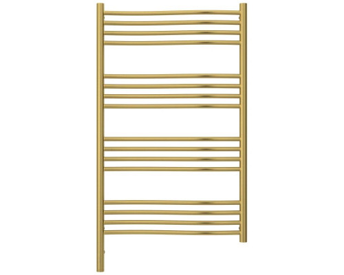 Купить Полотенцесушитель электрический 1000х600 состаренная латунь МЭМ левый Сунержа Флюид 3.0 051-5820-1060 в магазине сантехники Santeh-Crystal.ru