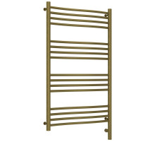 Полотенцесушитель электрический 1000х600 состаренная бронза МЭМ правый Сунержа Флюид 3.0 05-5821-1060