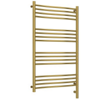 Полотенцесушитель электрический 1000х600 состаренная латунь МЭМ правый Сунержа Флюид 3.0 051-5821-1060