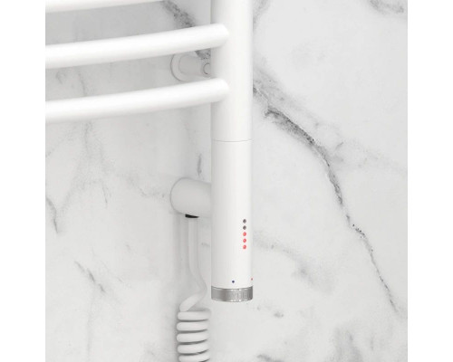 Приобрести Полотенцесушитель электрический 1000х600 белый матовый МЭМ правый Сунержа Флюид 3.0 30-5821-1060 в магазине сантехники Santeh-Crystal.ru