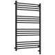 Купить Полотенцесушитель электрический 1000х600 черный матовый МЭМ правый Сунержа Флюид 3.0 31-5821-1060 в магазине сантехники Santeh-Crystal.ru
