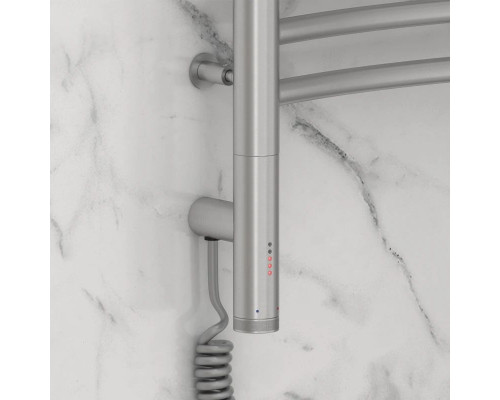 Приобрести Полотенцесушитель электрический 1000х600 сатин МЭМ левый Сунержа Флюид 3.0 071-5820-1060 в магазине сантехники Santeh-Crystal.ru