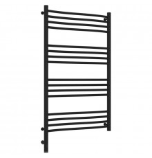 Полотенцесушитель электрический 1000х600 черный матовый МЭМ левый Сунержа Флюид 3.0 31-5820-1060