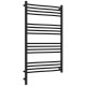 Заказать Полотенцесушитель электрический 1000х600 черный матовый МЭМ левый Сунержа Флюид 3.0 31-5820-1060 в магазине сантехники Santeh-Crystal.ru