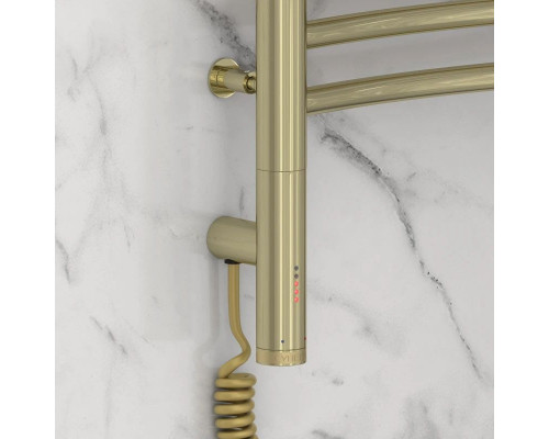 Приобрести Полотенцесушитель электрический 800х500 шампань МЭМ левый Сунержа Флюид 3.0 020-5820-8050 в магазине сантехники Santeh-Crystal.ru