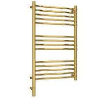 Полотенцесушитель электрический 800х500 золотой МЭМ левый Сунержа Флюид 3.0 03-5820-8050