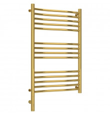 Полотенцесушитель электрический 800х500 золотой МЭМ левый Сунержа Флюид 3.0 03-5820-8050