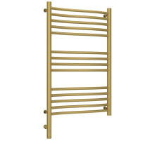 Полотенцесушитель электрический 800х500 состаренная латунь МЭМ левый Сунержа Флюид 3.0 051-5820-8050