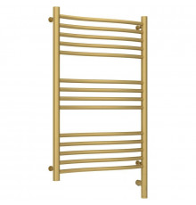 Полотенцесушитель электрический 800х500 золотой матовый МЭМ правый Сунержа Флюид 3.0 032-5821-8050