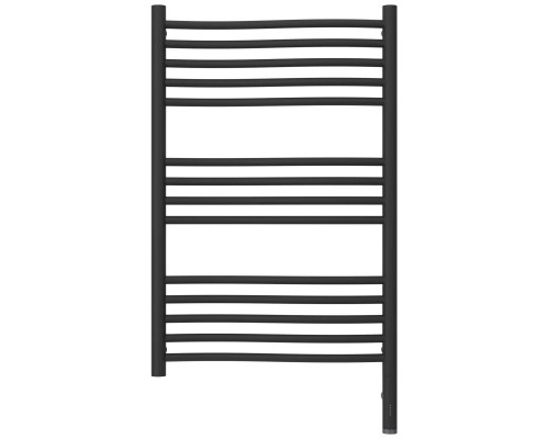 Приобрести Полотенцесушитель электрический 800х500 темный титан муар МЭМ правый Сунержа Флюид 3.0 15-5821-8050 в магазине сантехники Santeh-Crystal.ru