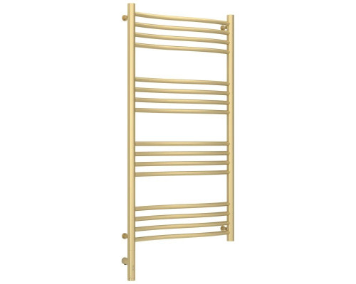 Заказать Полотенцесушитель электрический 1000х500 шампань матовая МЭМ левый Сунержа Флюид 3.0 022-5820-1050 в магазине сантехники Santeh-Crystal.ru