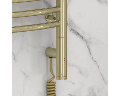 Купить Полотенцесушитель электрический 1000х500 шампань МЭМ правый Сунержа Флюид 3.0 020-5821-1050 в магазине сантехники Santeh-Crystal.ru