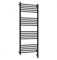 Полотенцесушитель электрический 1200х500 черный матовый МЭМ правый Сунержа Флюид 3.0 31-5821-1250
