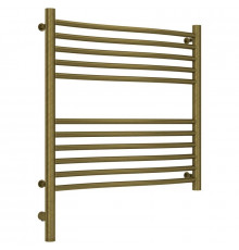 Полотенцесушитель электрический 600х600 состаренная бронза МЭМ левый Сунержа Флюид 3.0 05-5820-6060