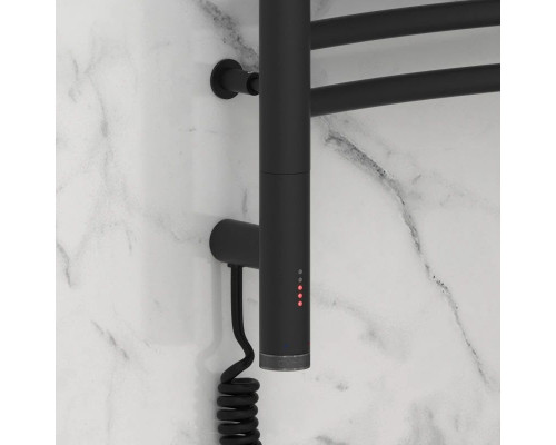 Приобрести Полотенцесушитель электрический 600х600 темный титан муар МЭМ левый Сунержа Флюид 3.0 15-5820-6060 в магазине сантехники Santeh-Crystal.ru