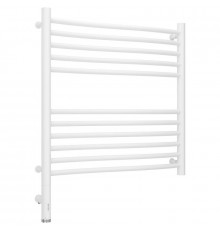 Полотенцесушитель электрический 600х600 белый матовый МЭМ левый Сунержа Флюид 3.0 30-5820-6060