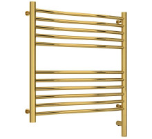 Полотенцесушитель электрический 600х600 золотой МЭМ правый Сунержа Флюид 3.0 03-5821-6060