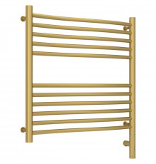 Полотенцесушитель электрический 600х600 золотой матовый МЭМ правый Сунержа Флюид 3.0 032-5821-6060