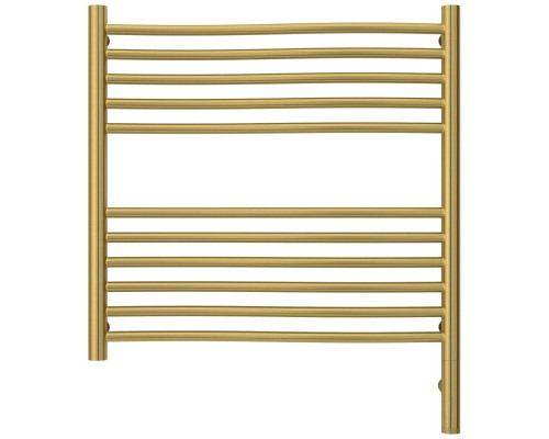 Приобрести Полотенцесушитель электрический 600х600 состаренная латунь МЭМ правый Сунержа Флюид 3.0 051-5821-6060 в магазине сантехники Santeh-Crystal.ru