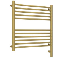 Полотенцесушитель электрический 600х600 состаренная латунь МЭМ правый Сунержа Флюид 3.0 051-5821-6060