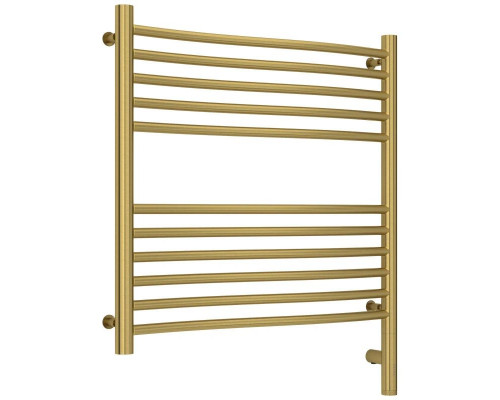 Приобрести Полотенцесушитель электрический 600х600 состаренная латунь МЭМ правый Сунержа Флюид 3.0 051-5821-6060 в магазине сантехники Santeh-Crystal.ru