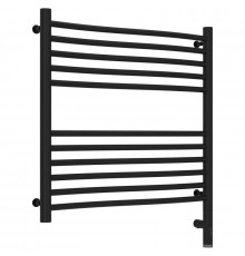 Полотенцесушитель электрический 600х600 черный матовый МЭМ правый Сунержа Флюид 3.0 31-5821-6060
