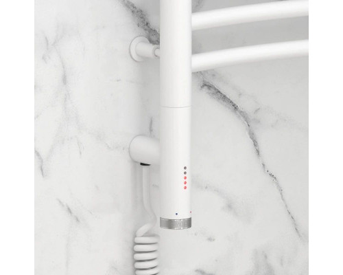 Приобрести Полотенцесушитель электрический 1200х600 белый матовый МЭМ левый Сунержа Флюид 3.0 30-5820-1260 в магазине сантехники Santeh-Crystal.ru