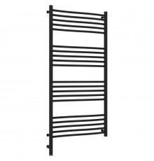 Полотенцесушитель электрический 1200х600 черный матовый МЭМ левый Сунержа Флюид 3.0 31-5820-1260