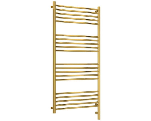 Заказать Полотенцесушитель электрический 1200х600 золотой МЭМ правый Сунержа Флюид 3.0 03-5821-1260 в магазине сантехники Santeh-Crystal.ru