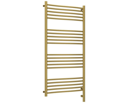 Заказать Полотенцесушитель электрический 1200х600 состаренная латунь МЭМ правый Сунержа Флюид 3.0 051-5821-1260 в магазине сантехники Santeh-Crystal.ru