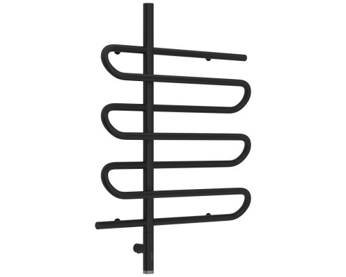 Приобрести Полотенцесушитель электрический 800х600 черный матовый МЭМ левый Сунержа Эпатаж 3.0 31-5850-8060 в магазине сантехники Santeh-Crystal.ru