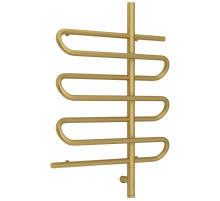 Полотенцесушитель электрический 800х600 золотой матовый МЭМ правый Сунержа Эпатаж 3.0 032-5851-8060